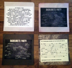 Easily Entertained - MadLib Placemats
